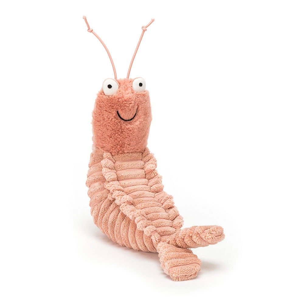 Sheldon Shrimp - 8.66in, Adorable and Soft - Textured Shrimp Plush